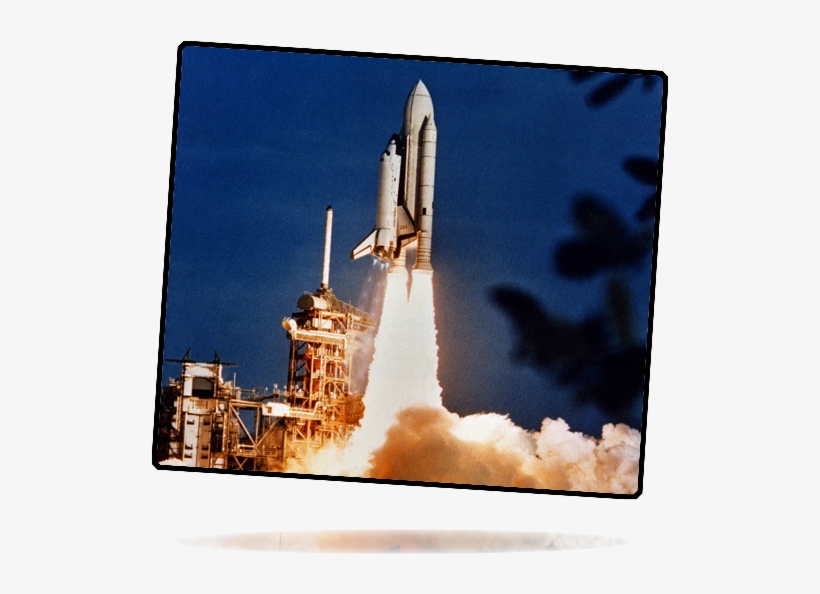 Space Portal Graphic - Space Shuttle Columbia First Launch, transparent png