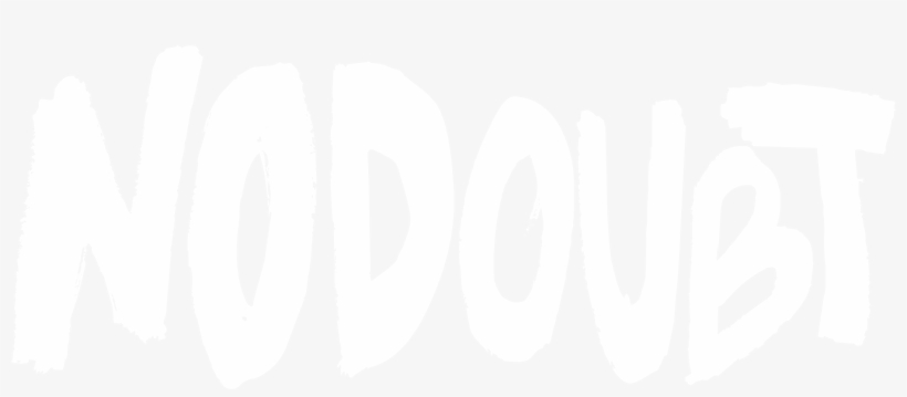 No Doubt Logo Black And White - Crowne Plaza White Logo, transparent png