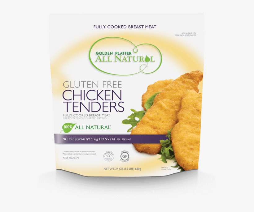 Gluten Free Chicken Tenders - Golden Platter All Natural Chicken Tenders, Gluten, transparent png