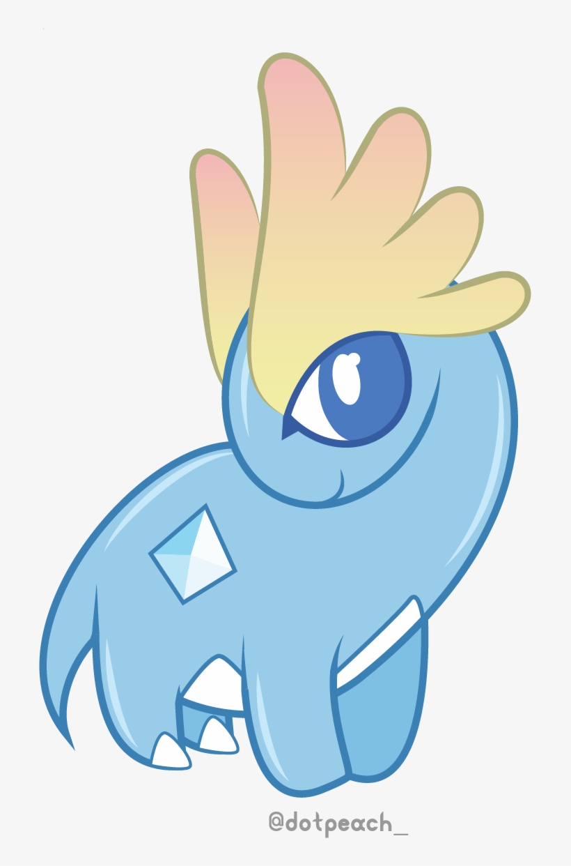 Amaura The Ice Fossil Pokemon By Dotpeach-d6meg74 Fossil - Pokémon Amaura, transparent png