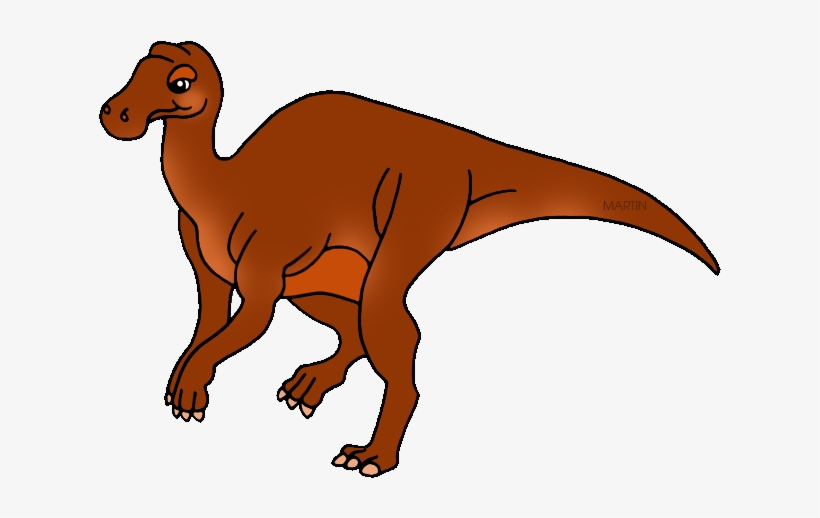 Fossil Clipart Phillip Martin - Duck Billed Dinosaur Clipart, transparent png