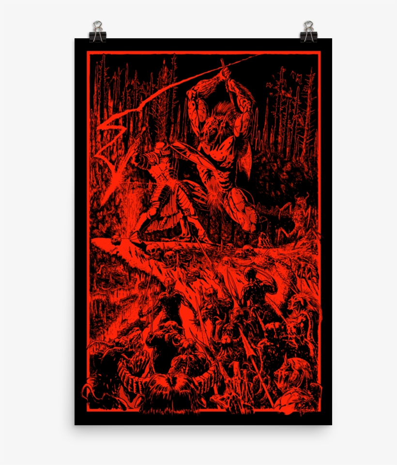 Paladin In Hell Poster [24x36] - Poster, transparent png