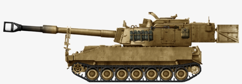 M109 Paladin Png, transparent png