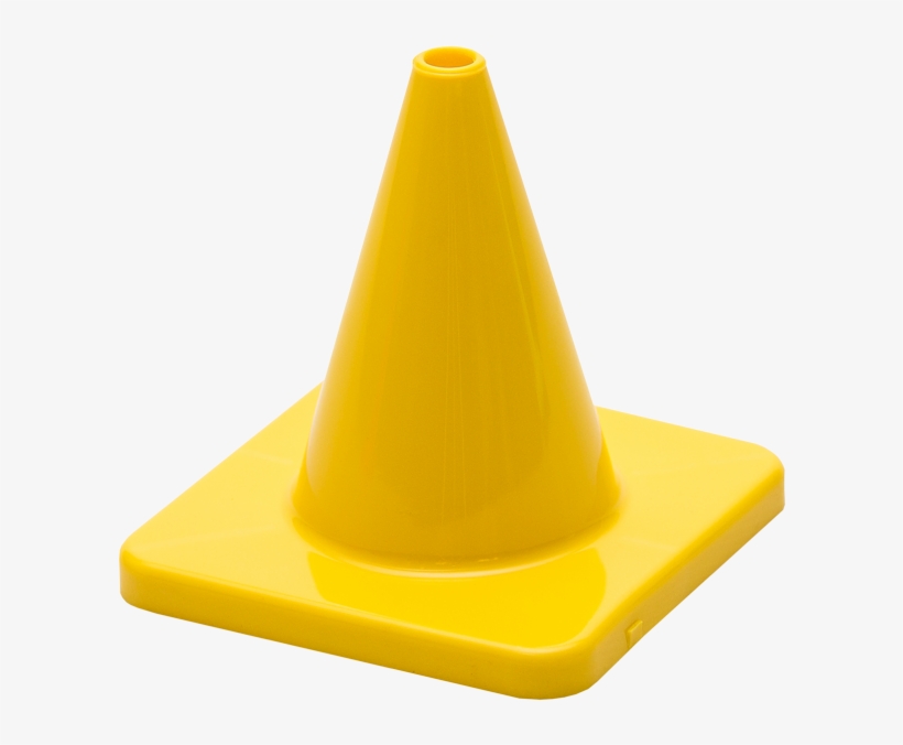 Traffic Cone 100mm Yellow Plain - Dual Gassen Schweiz, transparent png