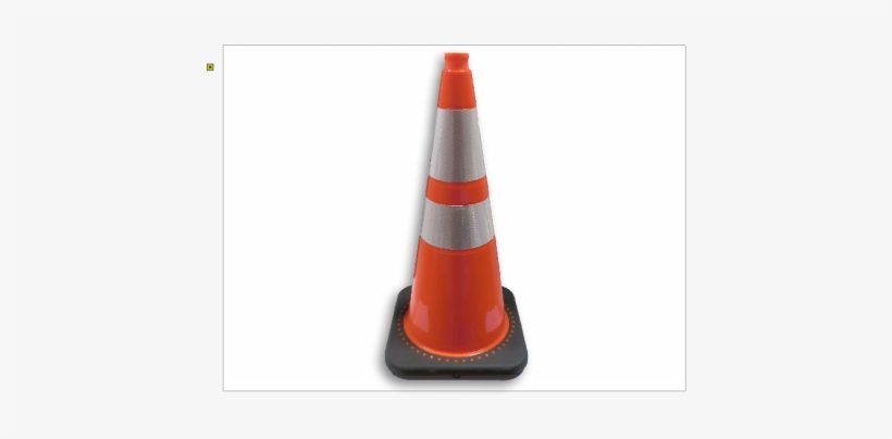 Traffic Cone W/6” Ref Collar 28” - Beacon, transparent png