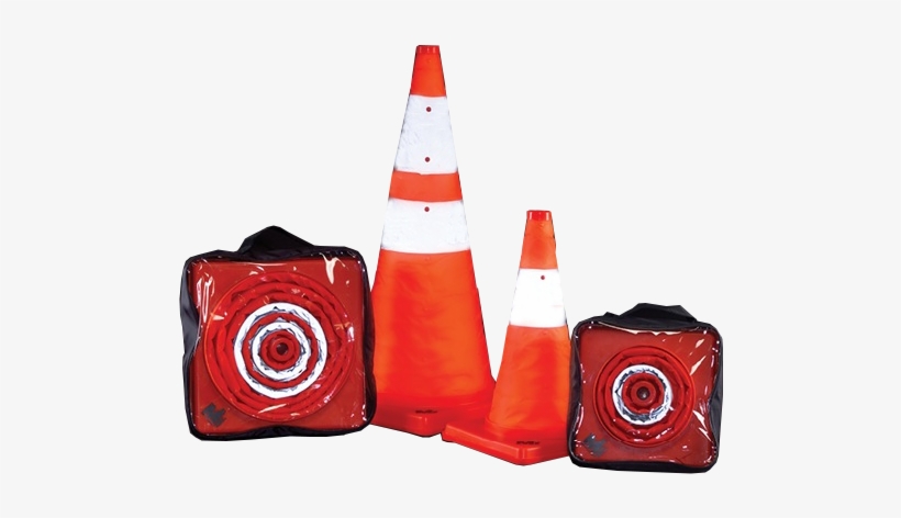 Collapsible Traffic Cones - Still Life Photography, transparent png
