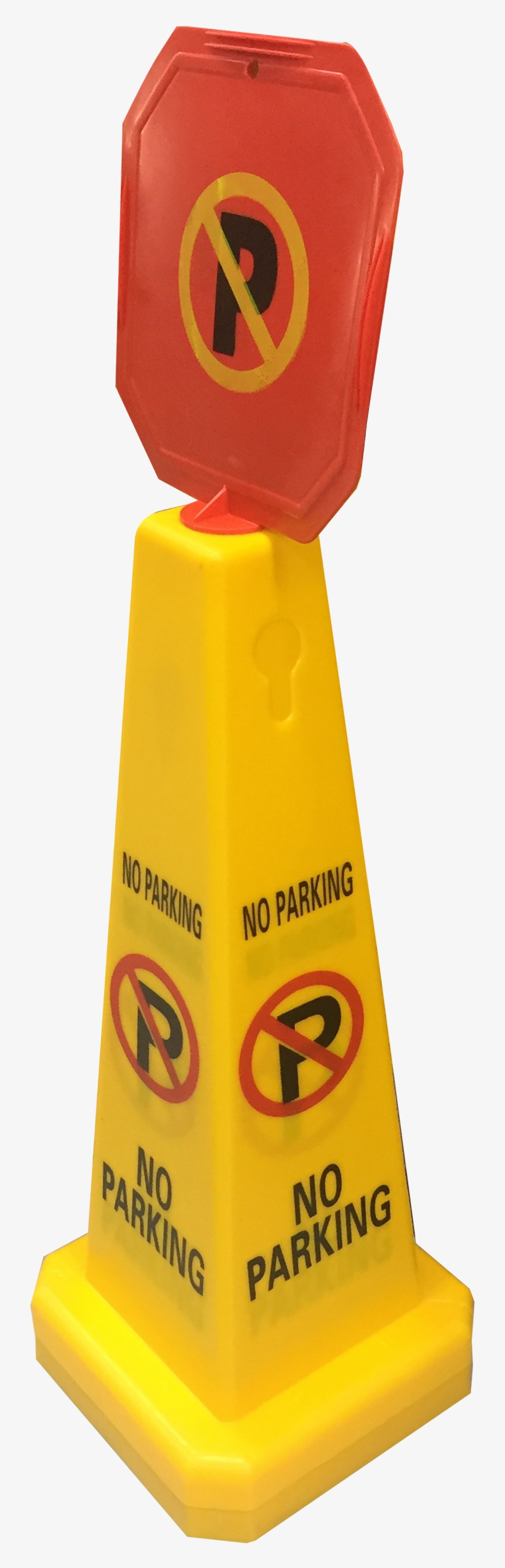 30″ Triangle Traffic Cone-“no Parking” - No Parking Cone, transparent png
