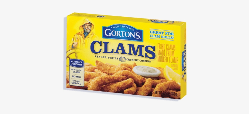 Clams - Gortons Fish Fillets, Potato Crunch - 10 Fillets, 18.2, transparent png