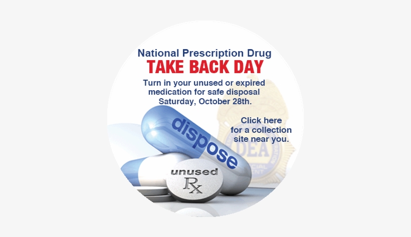 15 Oct - Drug Take Back 2018, transparent png