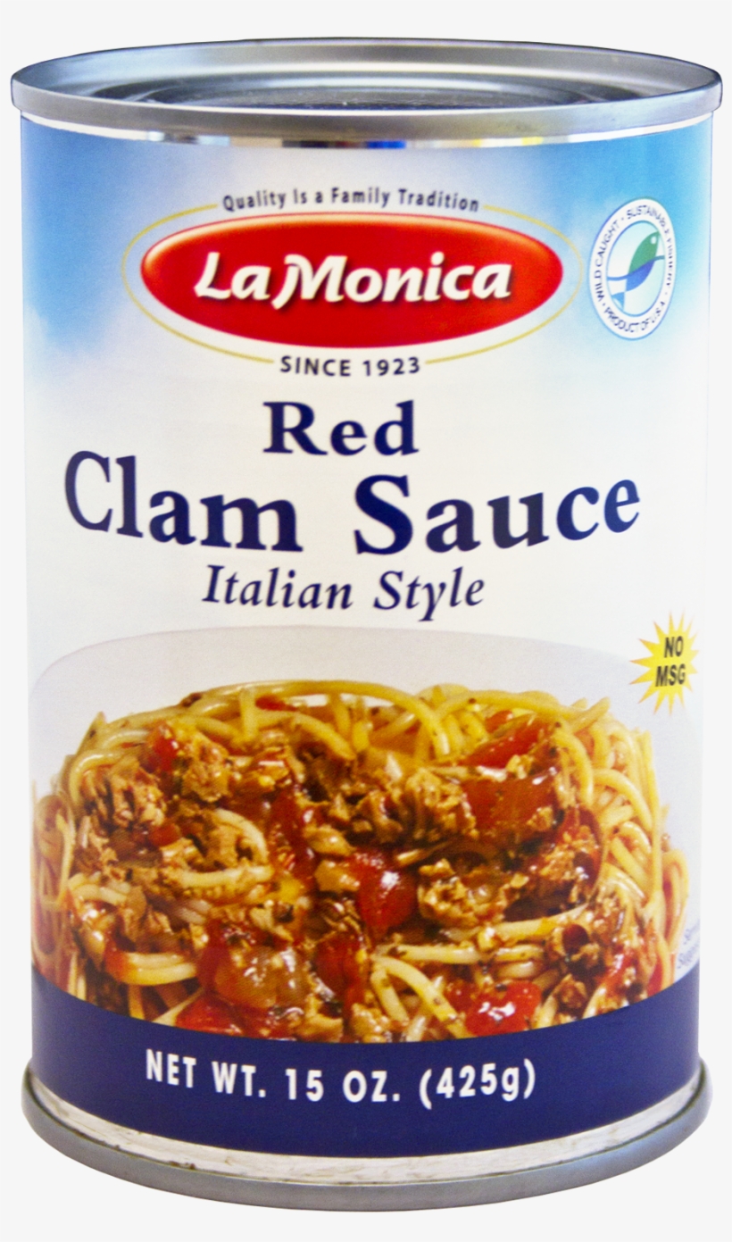15 Oz Can Lamonica Red Clam Sauce - La Monica Sliced Conch, Scungilli - 29 Oz Can, transparent png