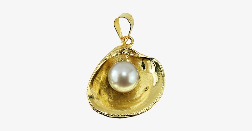 Clam Pearl Pendant - Locket, transparent png