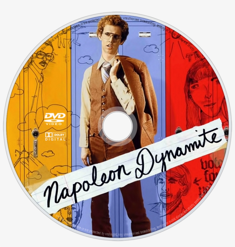 Napoleon Dynamite Dvd Disc Image - Napoleon Dynamite Dvd Cover, transparent png
