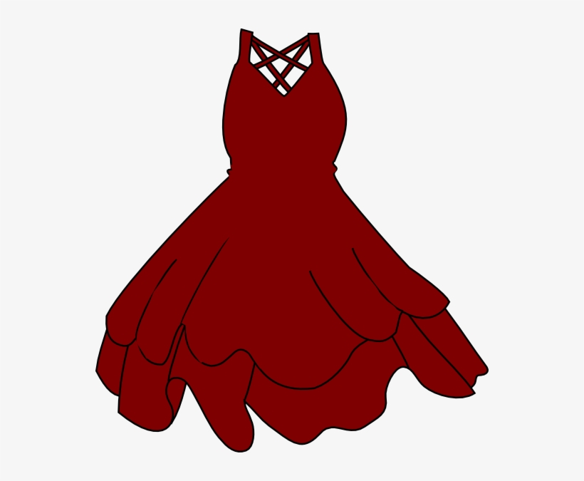 Fancy Dress Clipart At Getdrawings Com Free - Black Dress Clip Art, transparent png