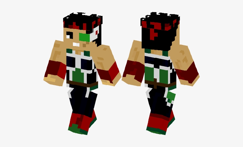 Bardock Skin Minecraft, transparent png