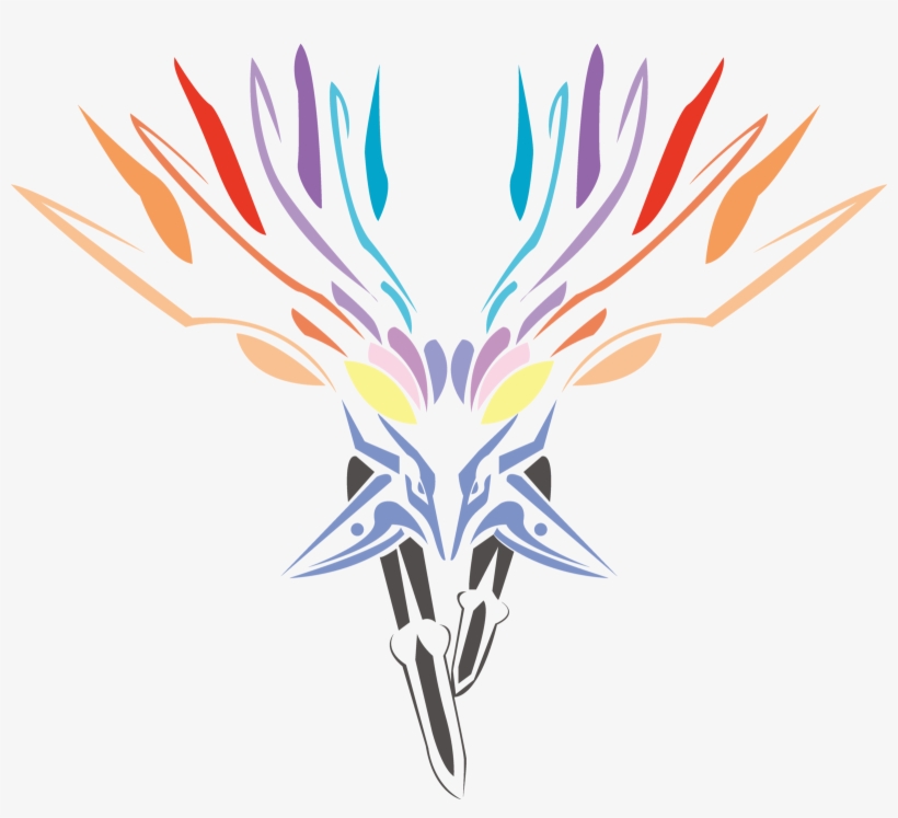 Tribal Xerneas By Katlyon On Deviantart - Xerneas Tattoo, transparent png