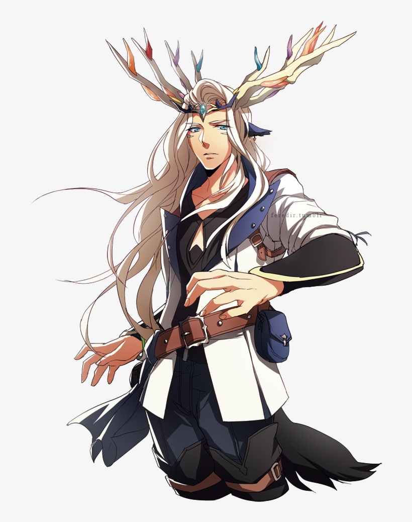 Xerneas Gijinka By Feredir - Xerneas Gijinka, transparent png