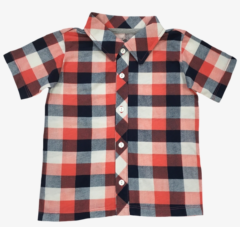 Orange Plaid Party Shirt - Plaid, transparent png