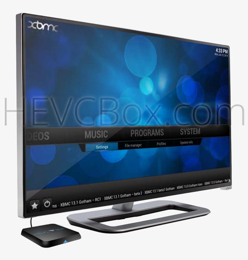 Hevcbox Tutorial Kodi - Led-backlit Lcd Display, transparent png