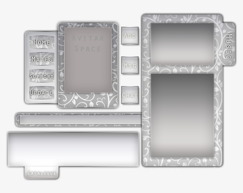 And The Larger One Underneath Is For The Iframe Links, - Homepage Imvu Png Popular, transparent png