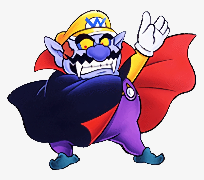 Vector Transparent Stock Vampire Fantendo Nintendo - Halloween Wario, transparent png