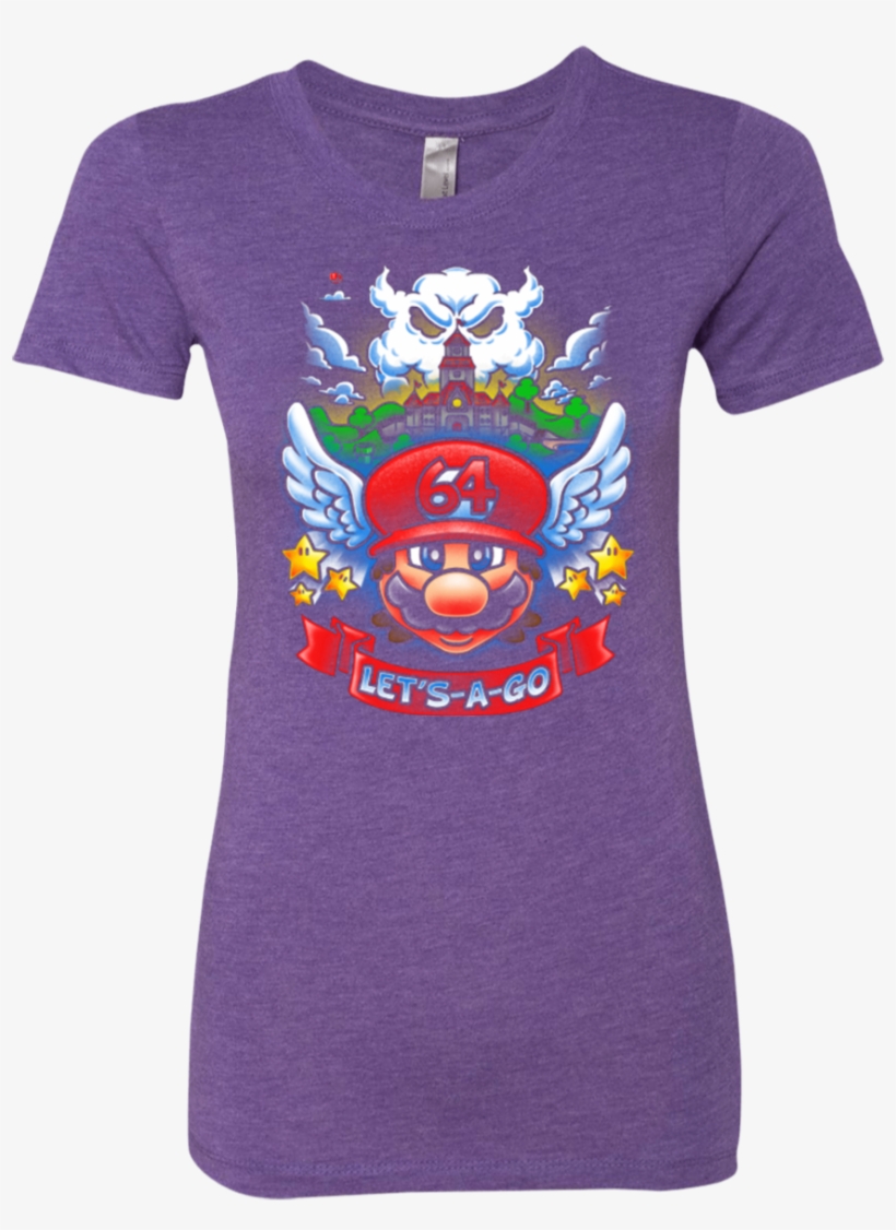 Mario 64 Tribute Women's Triblend T-shirt - Shopbozz Preschool Teacher If You Think My Hands Are, transparent png