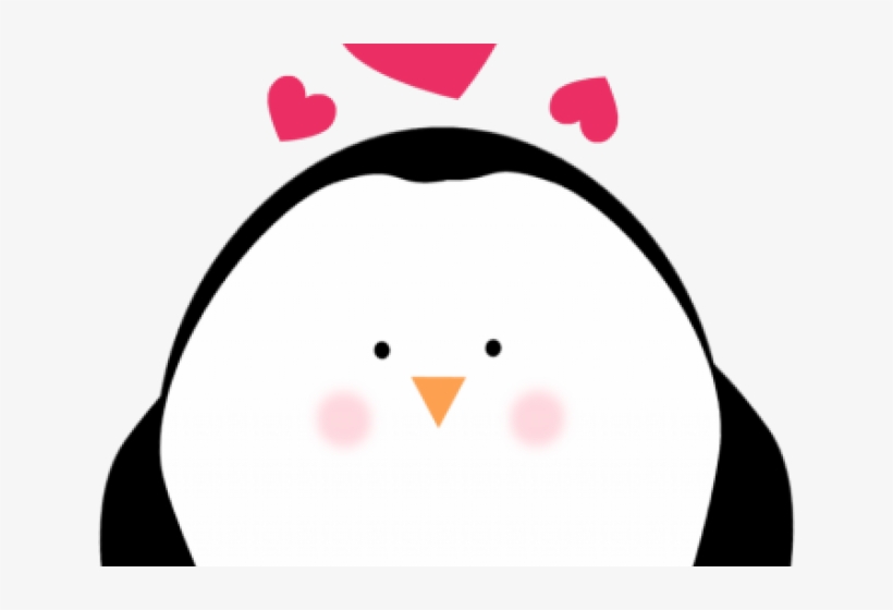 Hearts Clipart Penguin - Heart, transparent png