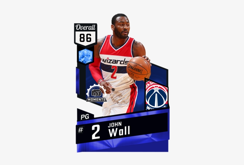 John Wall Sapphire Card - Nba 2k18 Gilbert Arenas, transparent png