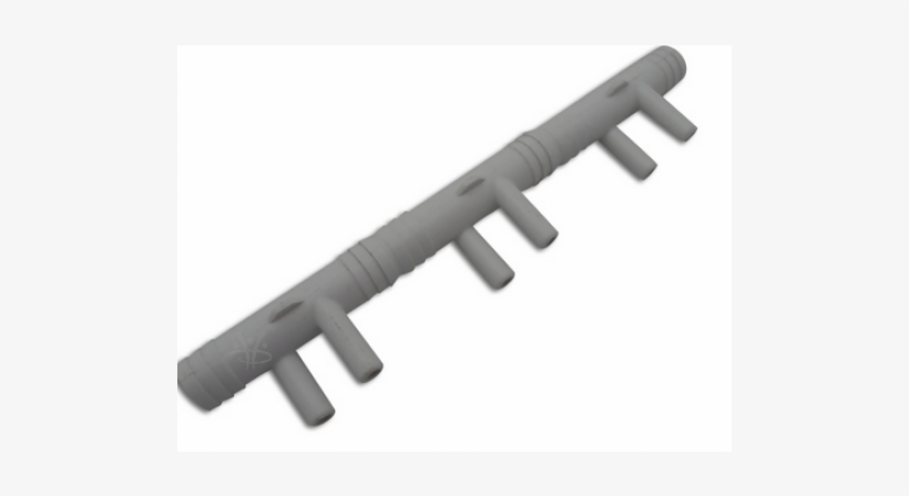 5025013 3/4" Brb Manifold W/6x3/8" - Firearm, transparent png