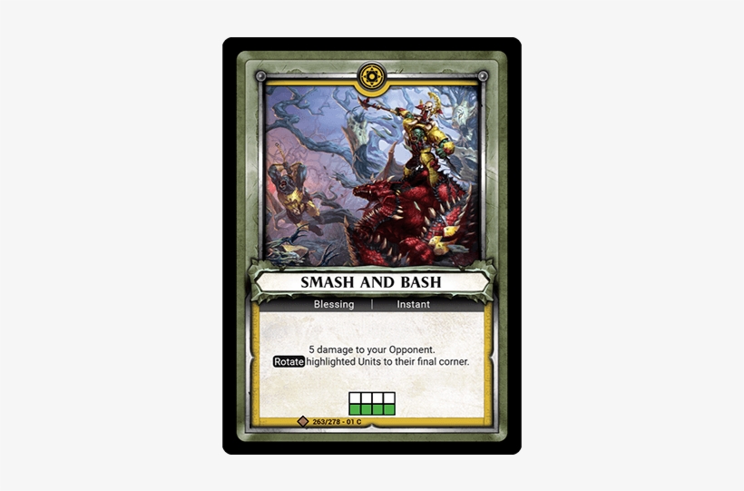 Smash And Bash Ork Blessing Warhammer Champions Copyright - Warhammer Age Of Sigmar, transparent png
