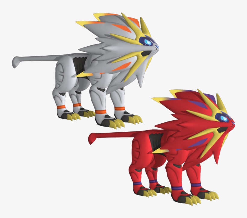 Download Zip Archive - Model Pokemon Solgaleo, transparent png