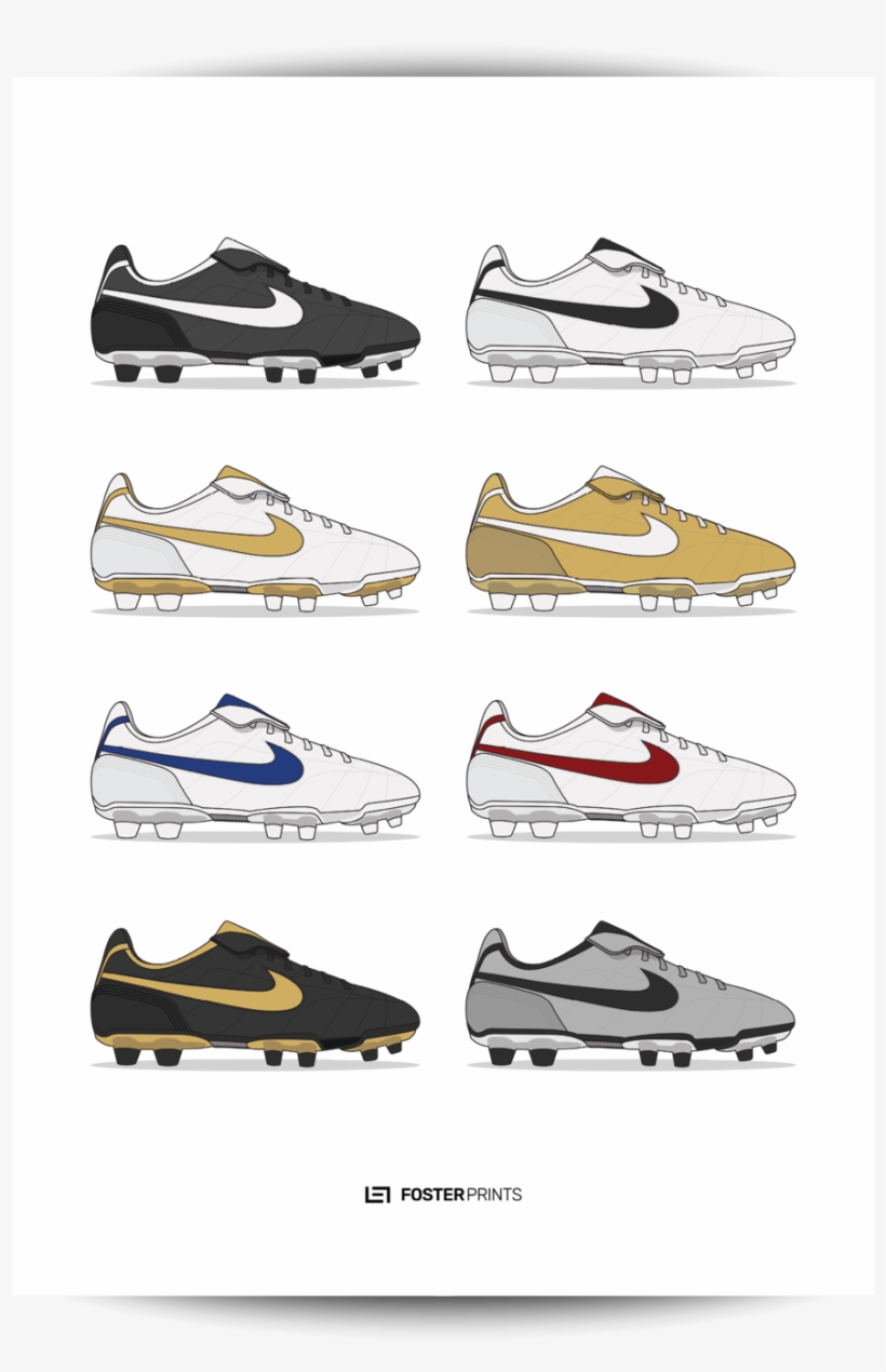 Nike Tiempo Legend I Collection Football Poster, transparent png
