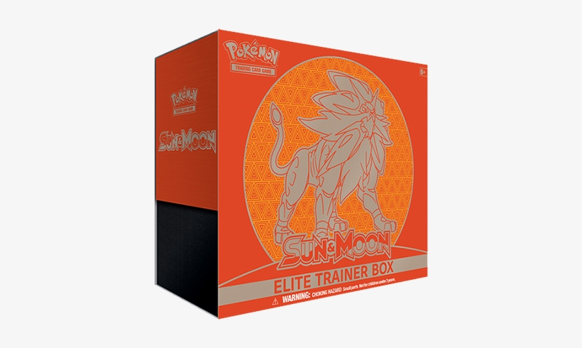 Pok80204a Main - Pokemon Sun And Moon Elite Trainer Box, transparent png