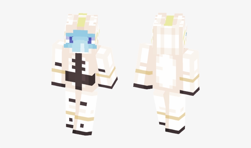 Install *~solgaleo~* Skin Instruction - Skin Minecraft Izumi Sagiri, transparent png