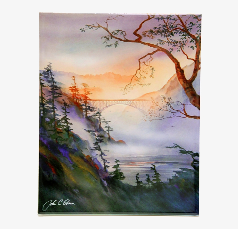 Ceramic Tile Print - Deception Pass, transparent png