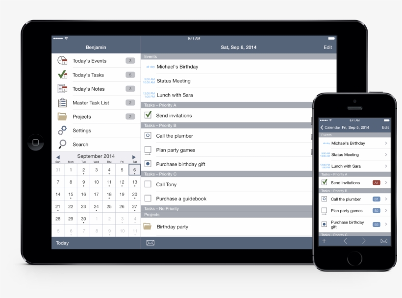 Benjamin For Iphone And Ipad - Benjamin Franklin Planner, transparent png