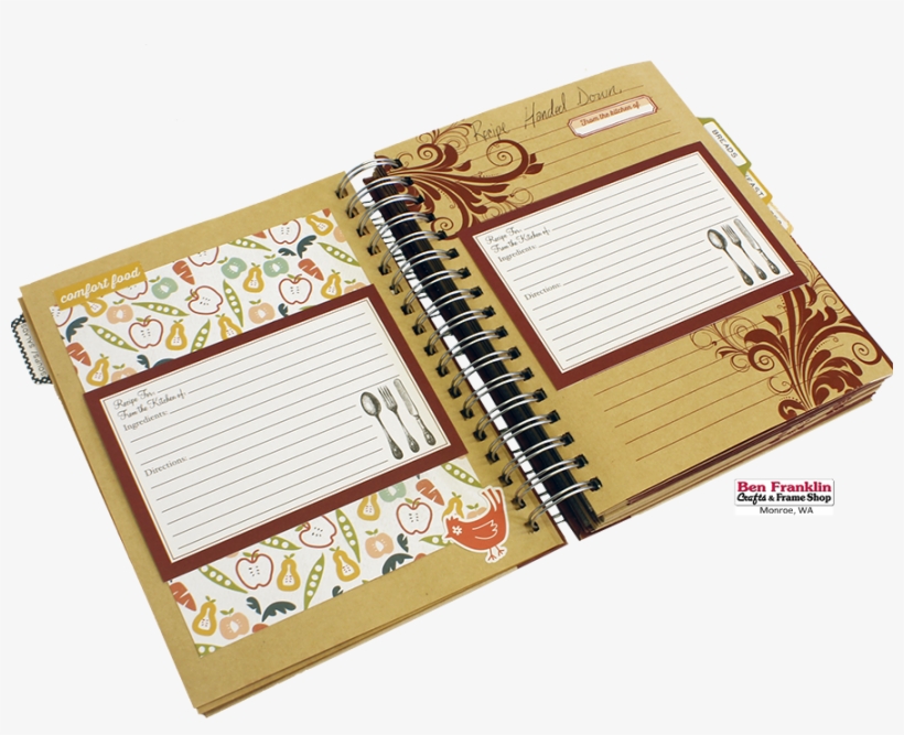 Brag Book Decorated With Echo Park Made From Scratch - Paper, transparent png