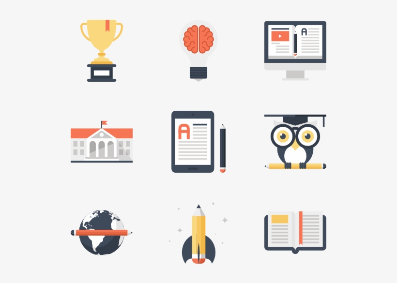 Education And Knowledge - Knowledge Flat Icon, transparent png