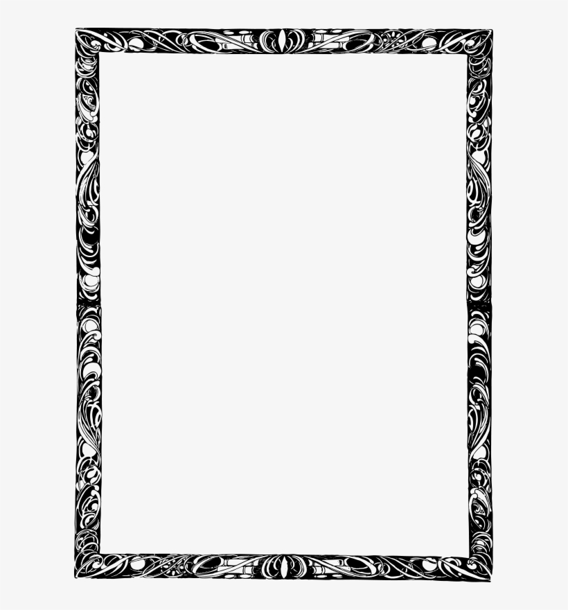Image Black And White Stock Free Technology Cliparts - Black And White Book Border, transparent png