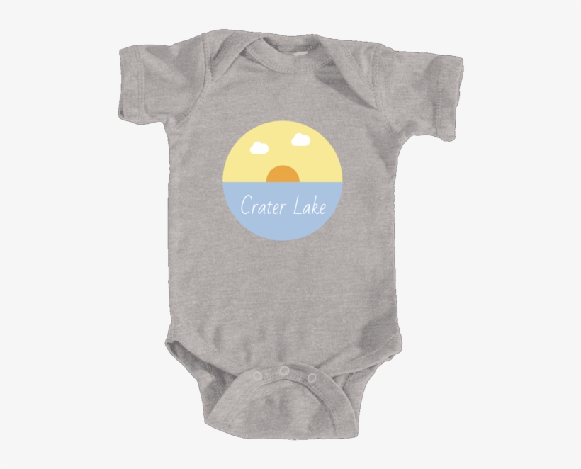 Crater Lake Lake Sunset - Dachshund Onesie, transparent png