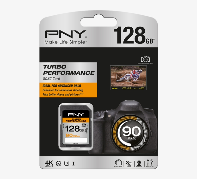 /data/products/article Large/649 20160215093735 - Pny Sdhc 16gb Turbo Performance 16gb Sdhc Uhs-i Class, transparent png