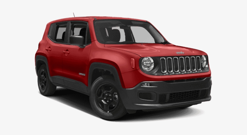 New 2018 Jeep Renegade 4d Suv 4wd Latitude Turbo - 2017 Black Jeep Renegade, transparent png