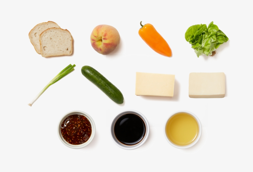 Sweet Pepper & Fig Grilled Cheese With Butter Lettuce - Roasting, transparent png