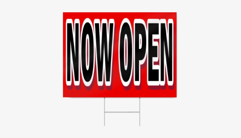 Now Open Block Lettering Sign - Television - 450x450 PNG Download - PNGkit