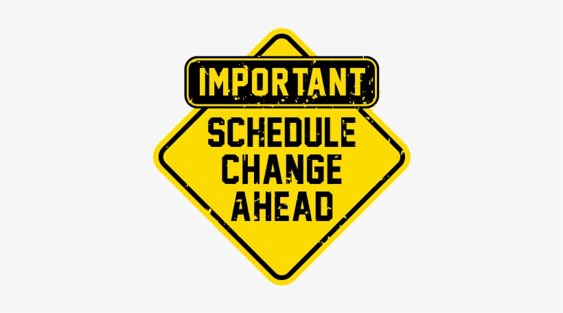 New Schedule - Schedule Change, transparent png