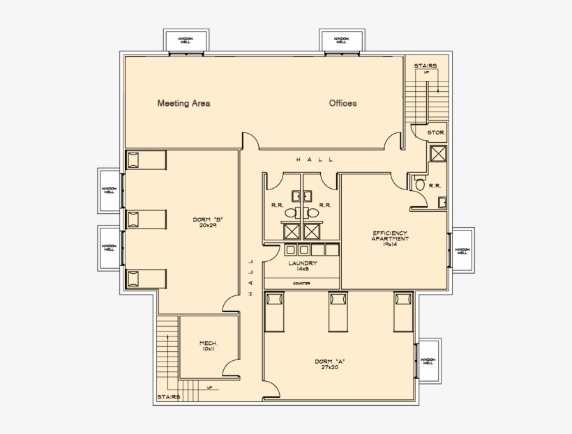 Corner House - Floor Plan, transparent png