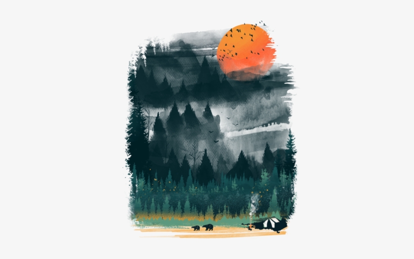 Wilderness Camp Wilderness - Camping Art Prints, transparent png