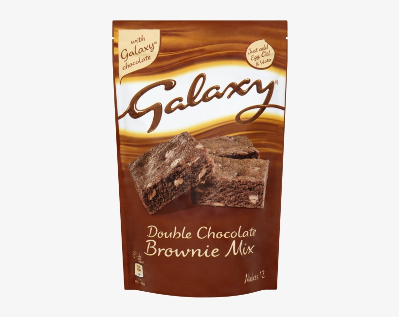 Galaxy Chocolate Brownie - Galaxy Double Chocolate Brownie Mix, transparent png