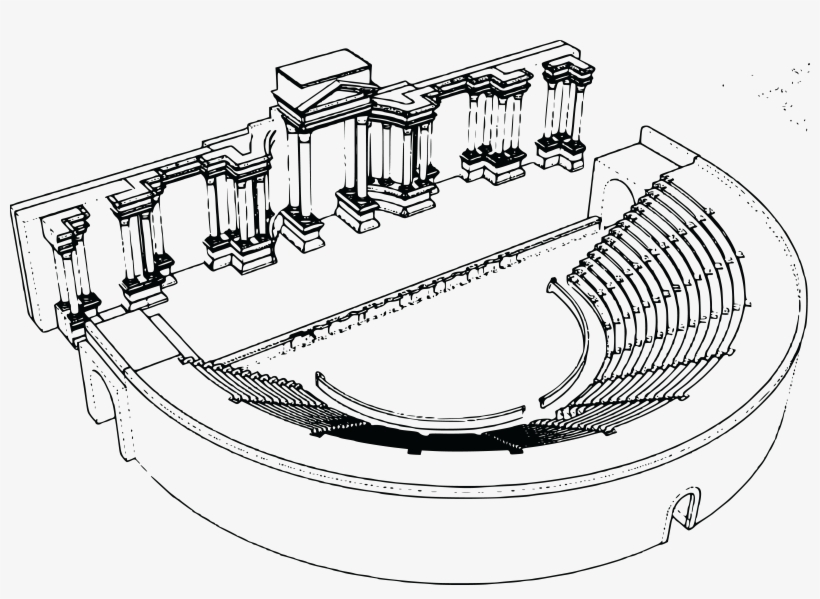 This Free Icons Png Design Of Roman Theater, transparent png
