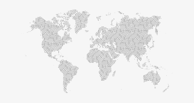 Cartography, Continents, Earth, Geography, Globe, Map - Simple World Map Svg, transparent png