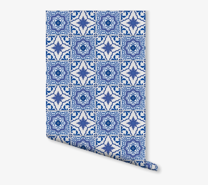 Azulejos Tile Wallpaper - Portuguese Tiles Easy, transparent png